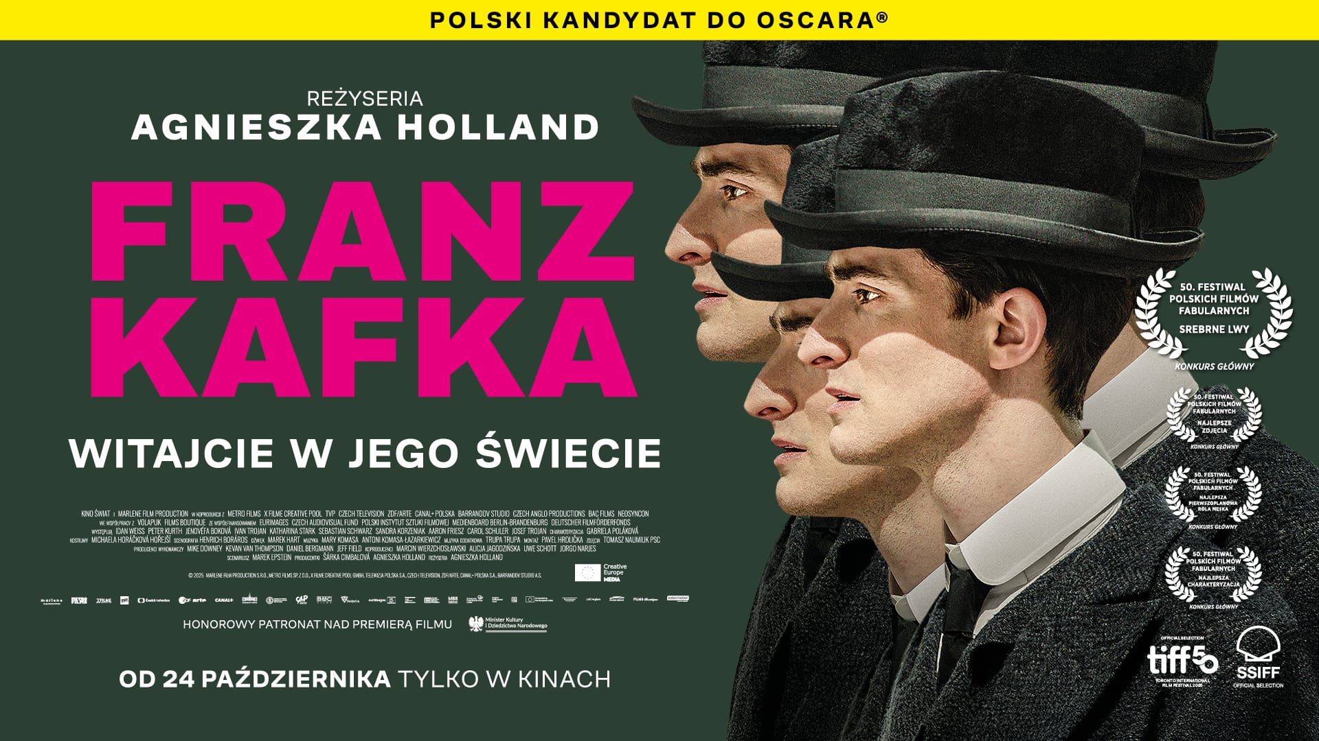 FRANZ KAFKA Polski kandydat do Oscara® Nagrodzony Srebrnymi Lwami w Gdyni Tylko w kinach od 24 października