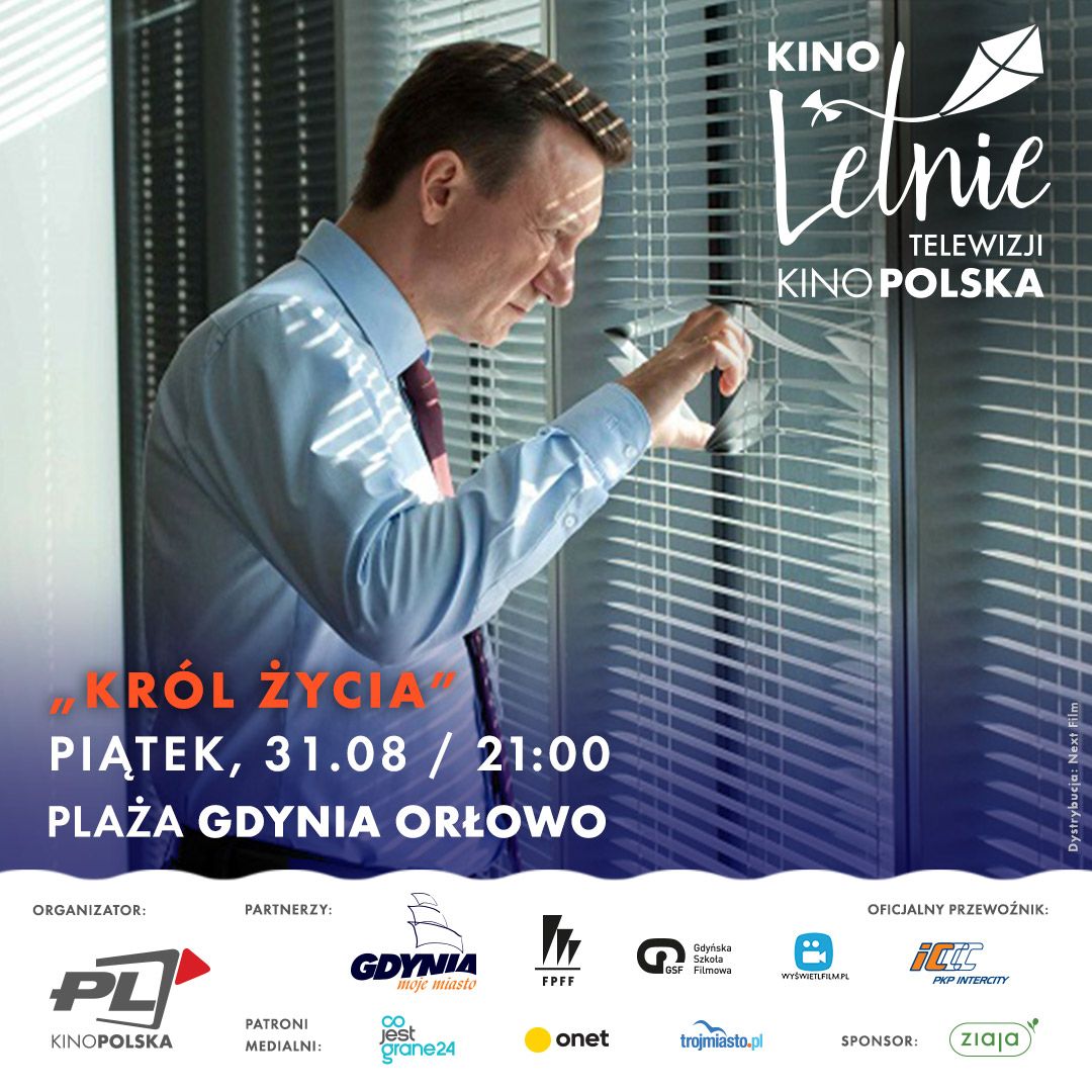 Król życia w Kinie Letnim Telewizji Kino Polska