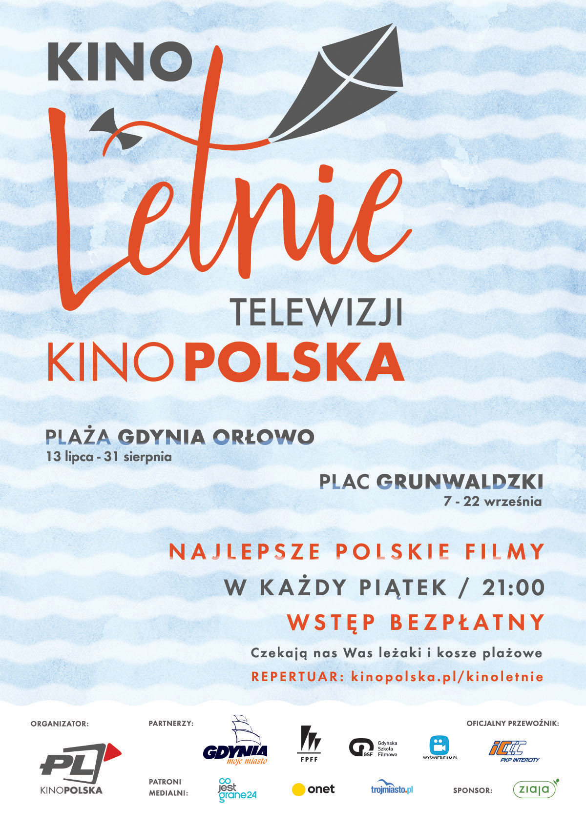 Kino Letnie Telewizji Kino Polska - plakat